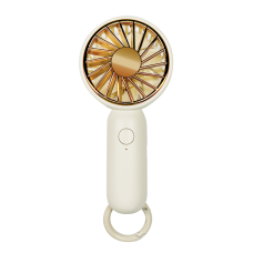 Mini Eyelash Fan PLATINUM – White