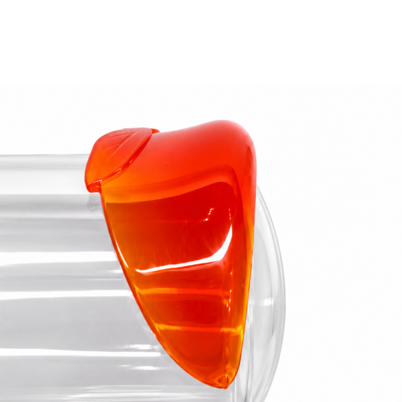 Płaskie silikonowe wałeczki do liftingu rzęs Orange PLATINUM