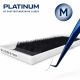 Eyelash Extensions Black PLATINUM 24 lines Сurl M 0.07 7mm NEW