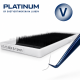 Eyelash Extensions Black PLATINUM 24 lines Сurl V 0.07 9mm NEW
