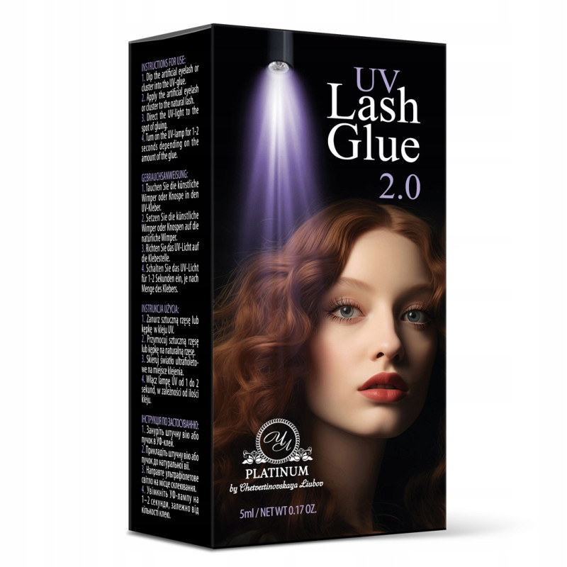 Eyelash Extension UV Glue 2.0 Transparent PLATINUM