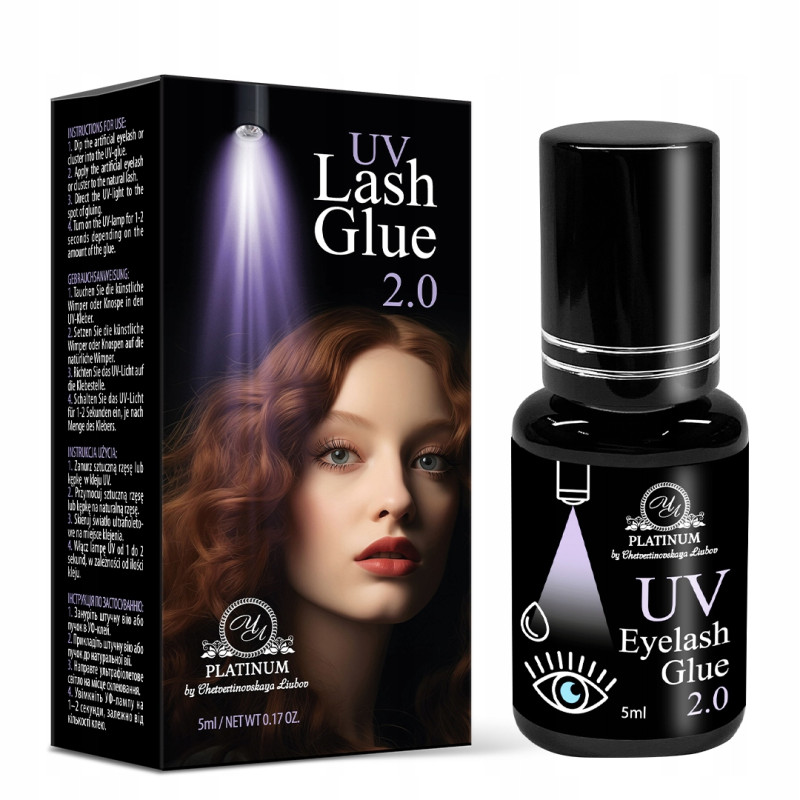 Eyelash Extension UV Glue 2.0 Transparent PLATINUM
