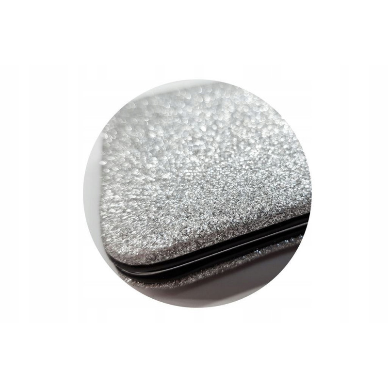 Case for 6 Tweezers (Glitter) PLATINUM gray
