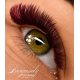 Rzęsy do Przedłużania Burgundy PLATINUM 20 Pasków Skręt С 0.07 6-14mm NEW